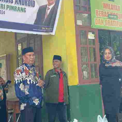 Kepala Seksi Penmad Kemenag Pinrang, Ramli Alias Pantau AMBK MAN Pinrang
