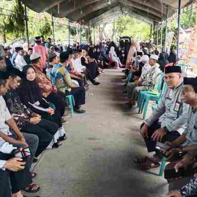 Kakan Kemenag Pinrang, Irfan Daming Hadir Di RUmah Duka Almarhum KH. Jafar Sanusi