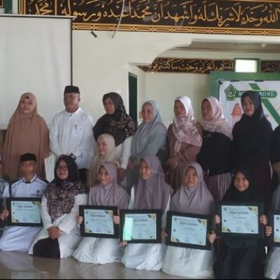Siswa Kelas Tahfidz MTsN 1 Bone Sukses Gelar Daurah Quran
