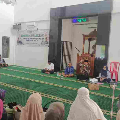 Hari Ketiga Manasik Haji Tingkat Kecamatan Paleteang di Masjid At-Taqwa Lerang-Lerang