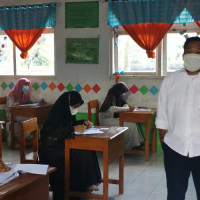 TNI Pastikan UM MTsN. 1 Bulukumba Patuhi Protokol Kesehatan