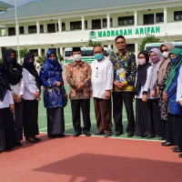 Kakanwil Agama Sulsel Kunjungi 2 Madrasah Pelaksana Assesment di Gowa