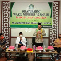 Wakil Menteri Agama Resmikan Gedung Balai Nikah dan Manasik Haji KUA Kec. Bantimung