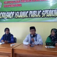 40 Penyuluh Agama Gowa Ikuti Workshop Islamic Public Speaking