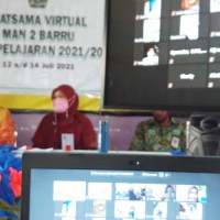 Penutupan Matsama Virtual MAN 2 Barru TP 2021,2022