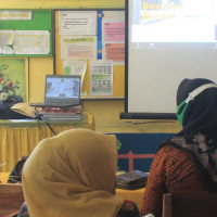 Kasi Penmad Kemenag Barru Pantau Bimtek Implementasi E-Learning