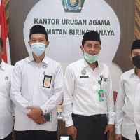 14 Kepala KUA se-Kabupaten Maros Lakukan Studi Tiru di KUA Biringkanaya Makassar