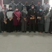 Penyerahan SK Honorer Purnabakti Dan PTT Kantor Kemenag Gowa