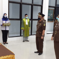 Staf Seksi Bimas Islam Jadi Rohaniwan pada Pelantikan dan Pengambilan Sumpah Jabatan Kepala Seksi Tindak Pidana Umum Kejaksaan Negeri Bantaeng