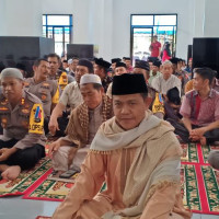 Masjid Polres Diresmikan,Kepala Kantor Kemenag Takalar Jadi Imam Perdana Salat Jum,at.