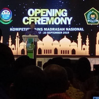 Kakan Kemenag Tana Toraja hadir pembukaan Kompetisi Sains Madrasah Tingkat Nasional di Manado