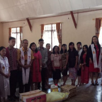 Penyuluh Agama Kristen Beri Bimbingan Rohani Ke Pengungsi Pergeseran Tanah di Rembon