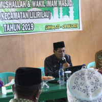 KaKan Kemenag Hadiri Pembinaan Imam Masjid Di Kecamatan Lilirilau