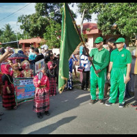 Ratusan Anak Didik Raudhatul Athfal ikut Karnaval Memeriahkan HAB ke-72