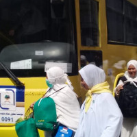 Seluruh Jemaah Kloter 14 UPG sudah tiba di Arafah