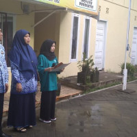 Kali pertama, Mahasiswa PKL Jadi Pelaksana Upacara HKN di Kemenag Makassar