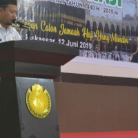 Pj Walikota Makassar Buka Bimbingan Manasik Haji Kota Makassar