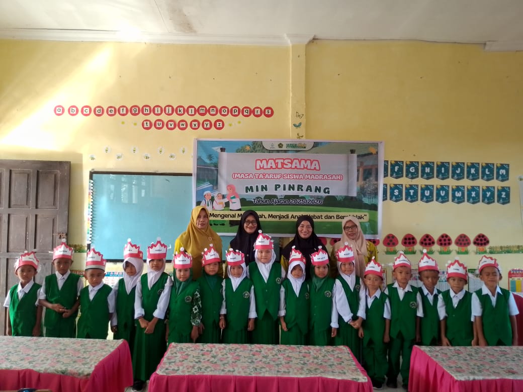 MIN Pinrang Sambut Siswa Baru