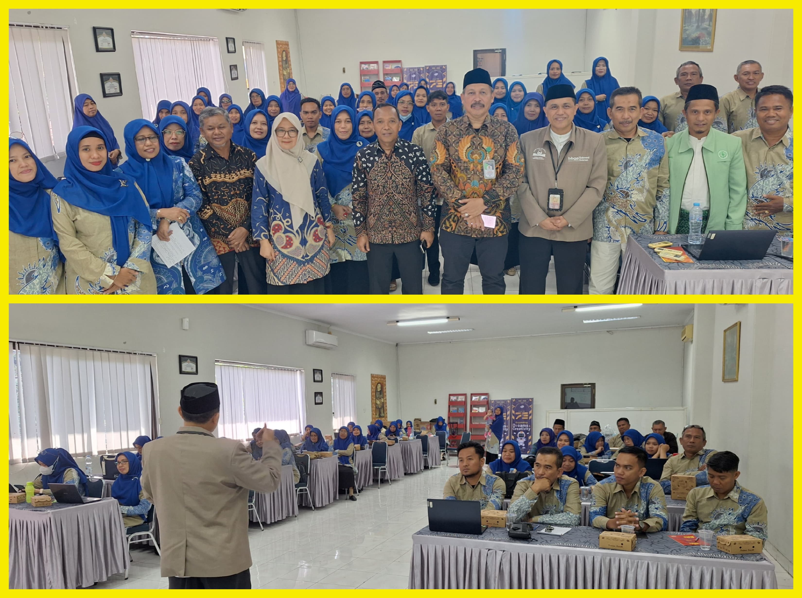 Workshop Pembelajaran Mendalam untuk Transformasi Digital Madrasah, Resmi Dibuka Kakanwil Kemenag Sulsel