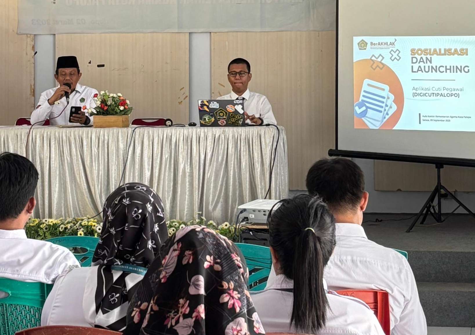 Sosialisasi dan Launching Aplikasi digicutipalopo