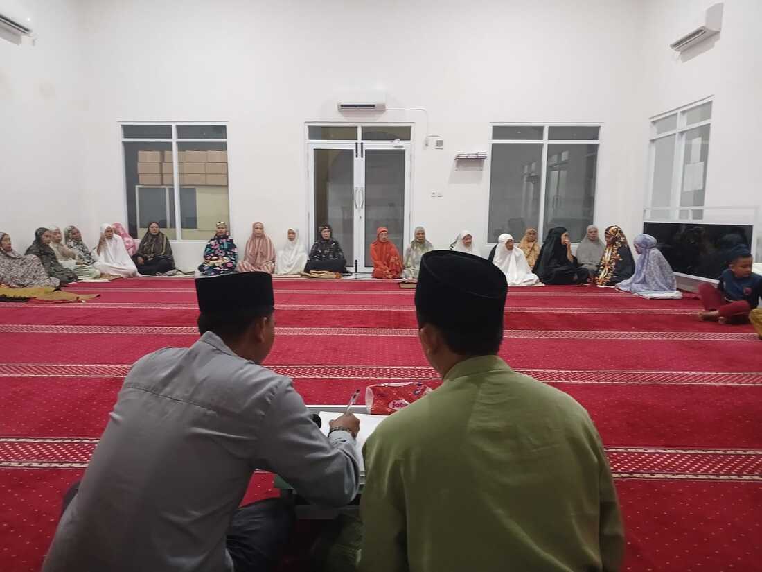 Rapat pembentukan Pokja majlis taklim Nurul taqwa Ajassepe, Senin, 19/5/2025