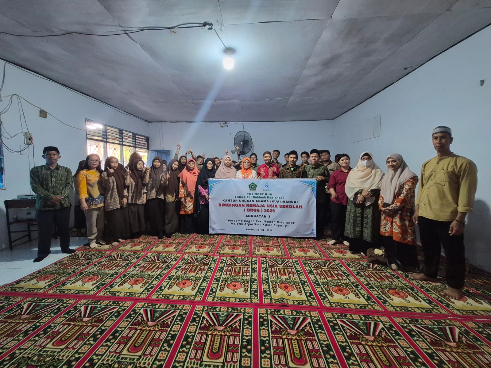 Pelaksanaan program MOST KUA di SMA Pratama (foto: ist) Mandai di