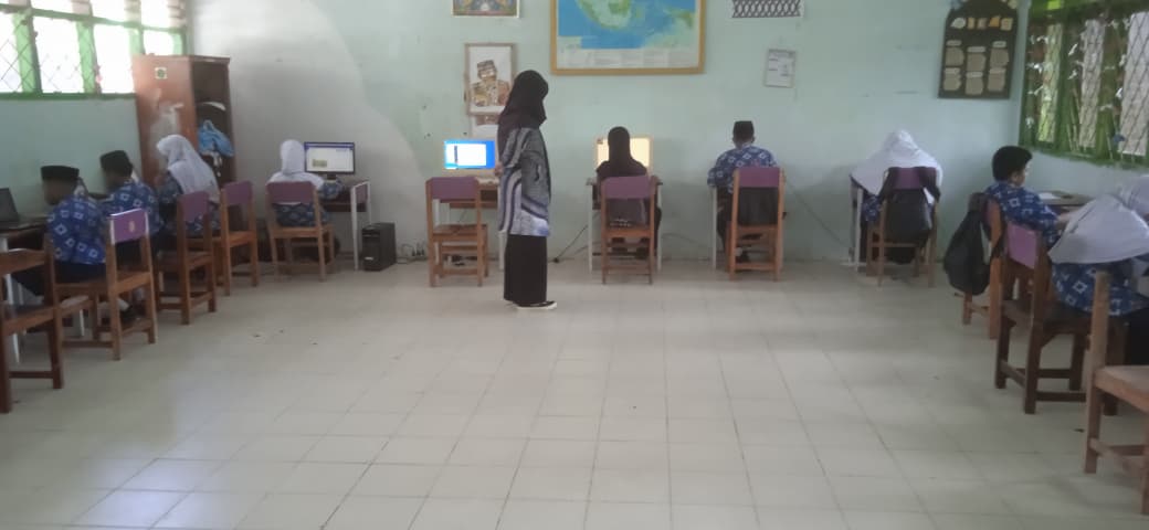 MTsN Pinrang Gelar Simulasi ANBK 2025