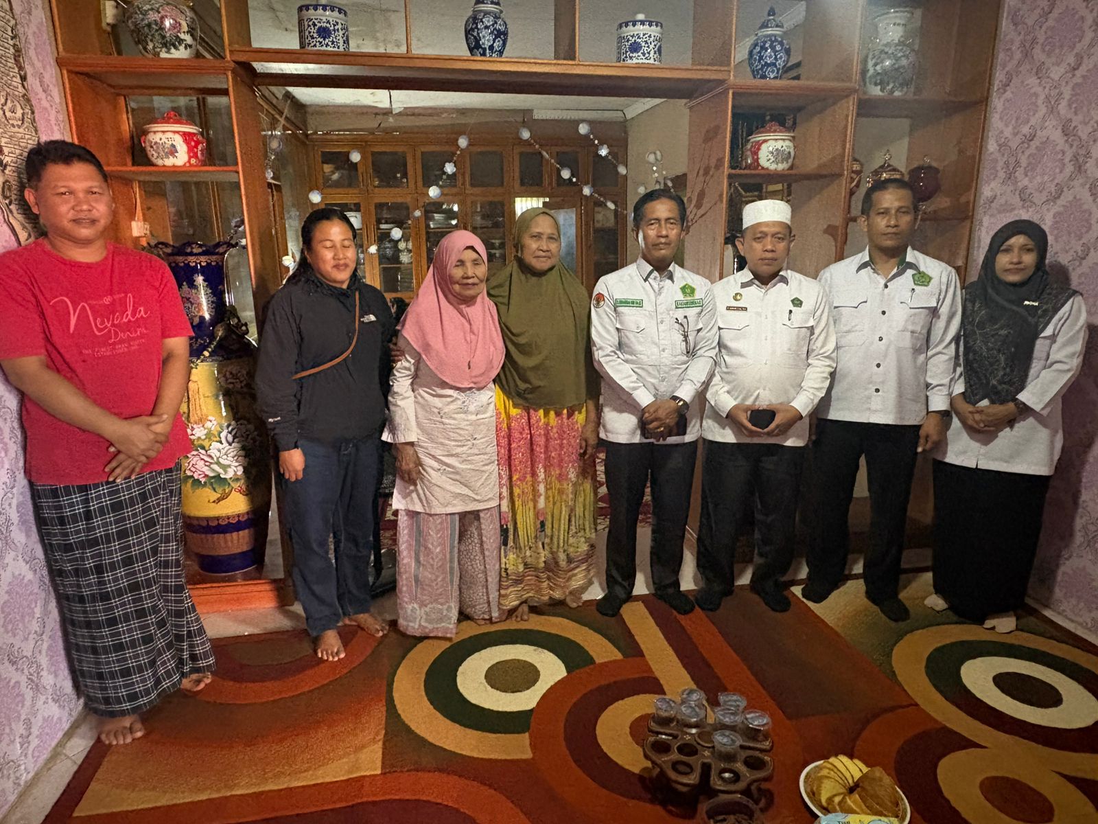 Bentuk Empati, Kemenag Pangkep Kunjungi Keluarga Jamaah Haji Kloter 26 yang Meninggal di Madinah
