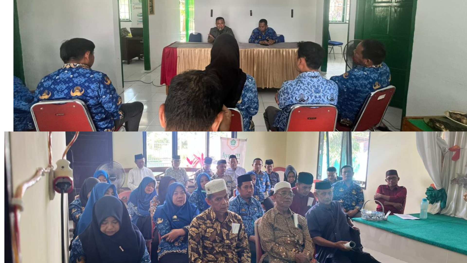 Suasana Kunjungan H. Abdul Rafik ke KUA Rilau Ale dan KUA Ujung Loe