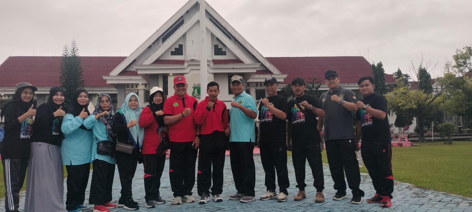 Kemenag Pinrang Meriahkan Jalan Sehat Hari Koperasi Nasional ke-78