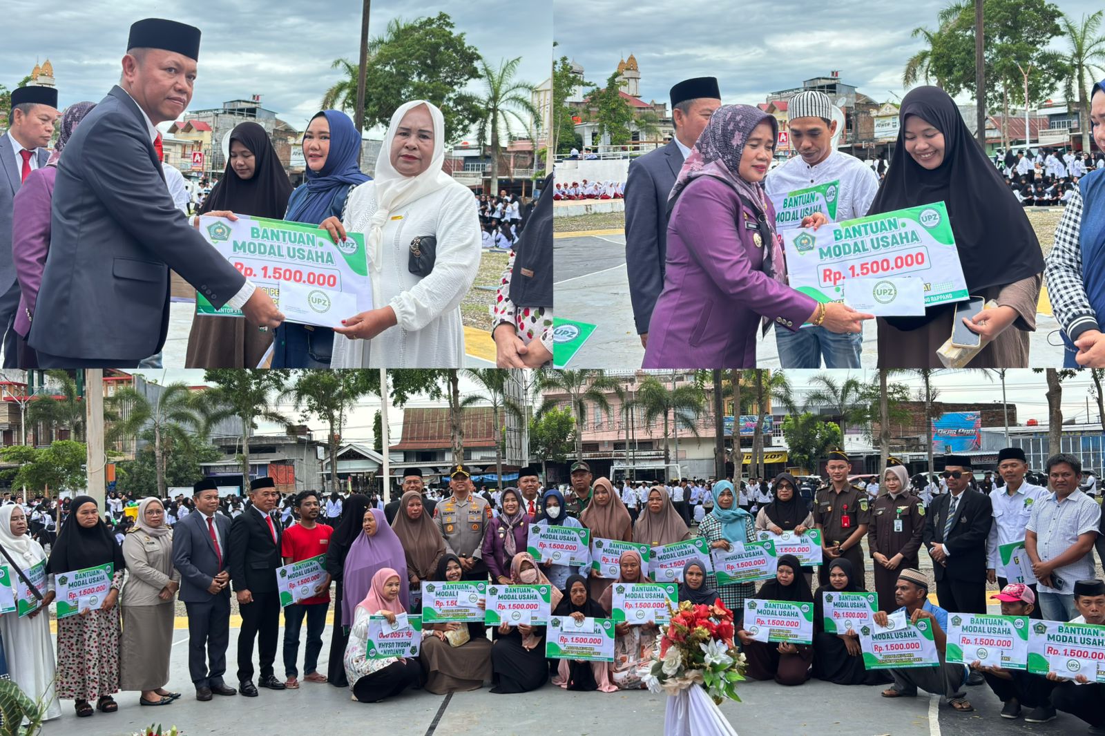 Kemenag Sidrap Salurkan Bantuan Pemberdayaan Ekonomi Umat