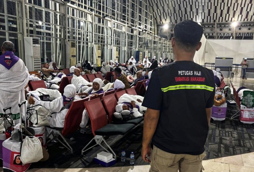 392 Jemah Haji Maluku Langsung Diterbangkan ke Jeddah Tanpa Karantina di Makassar