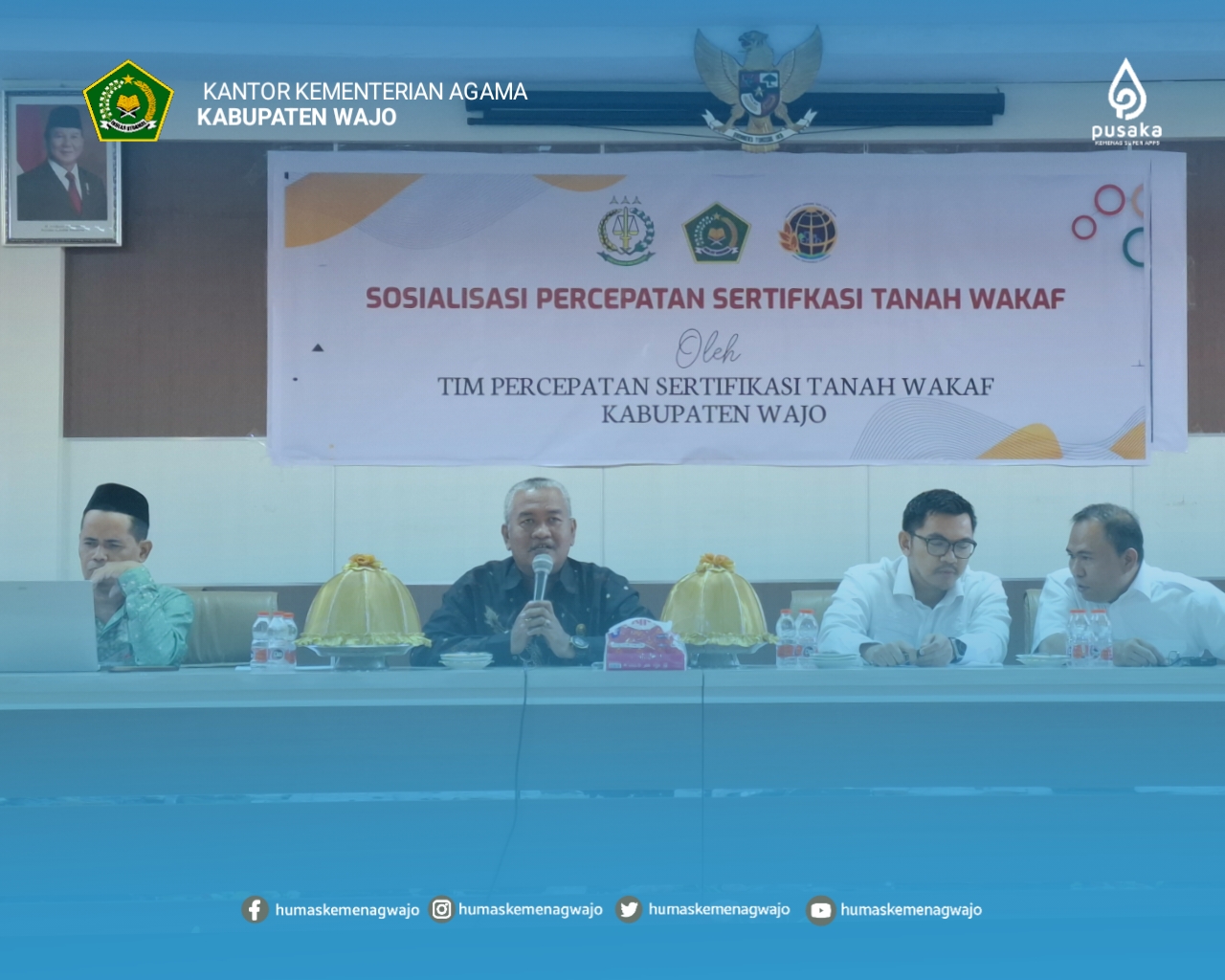Sosialisasi Percepatan Sertifikasi Tanah Wakaf