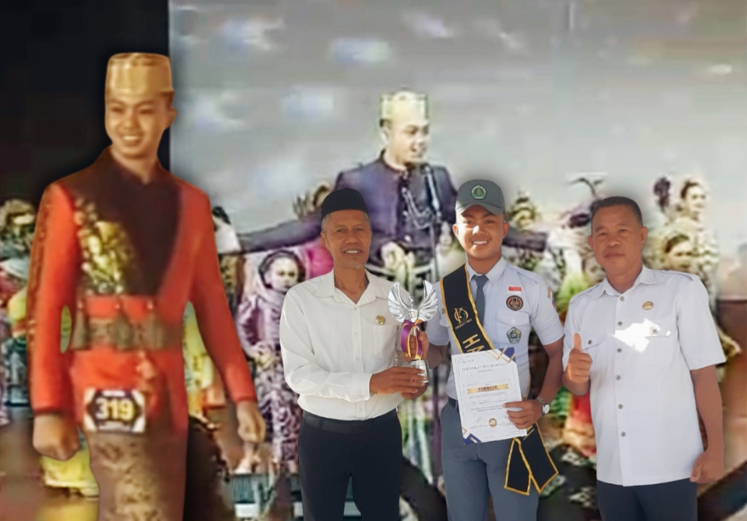 Muh. Rifqi Abdi Hamzah berhasil mengharumkan nama Kab. Bone setelah keluar sebagai Juara Harapan I tingkat nasional pada ajang Festival Etnik Model Indonesia 2026