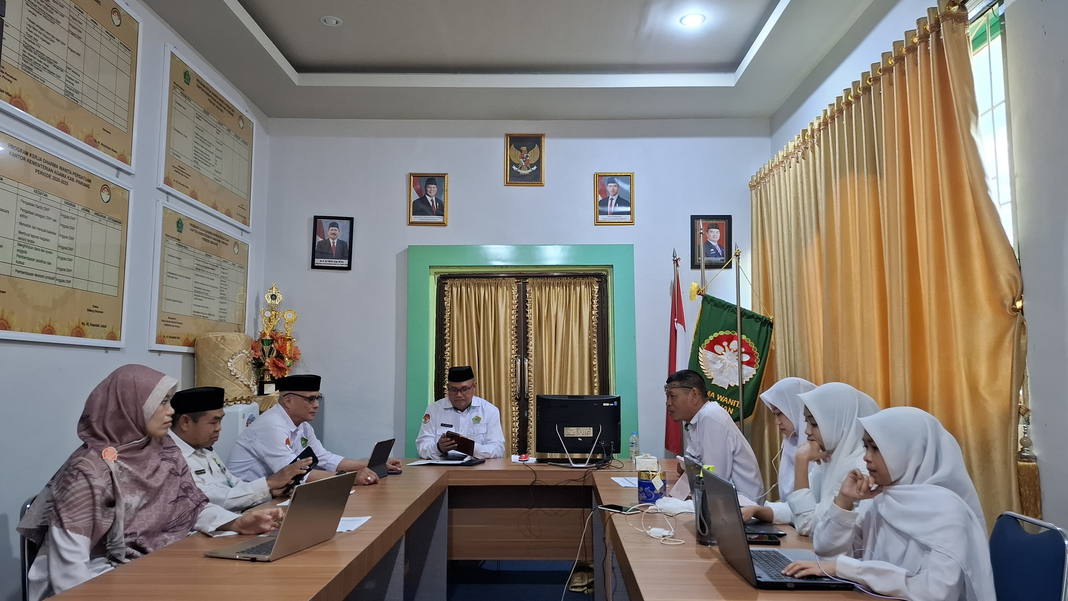 Percepat Pembahasan Internal, Kasubag TU Kemenag Pinrang Pimpin Rapat Tim Pengendalian Gratifikasi