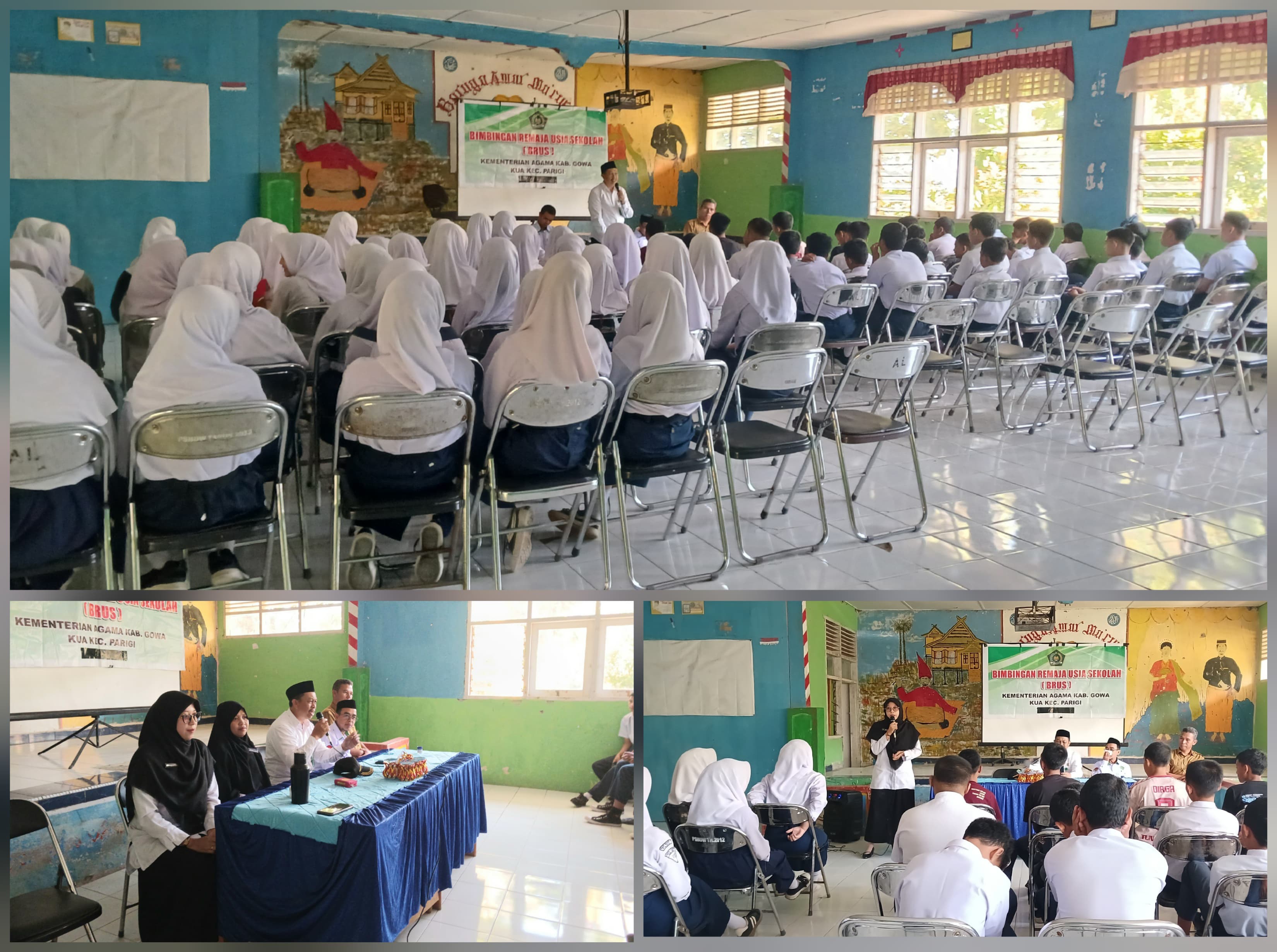 Suasana BRUS di SMPN 1 Parigi