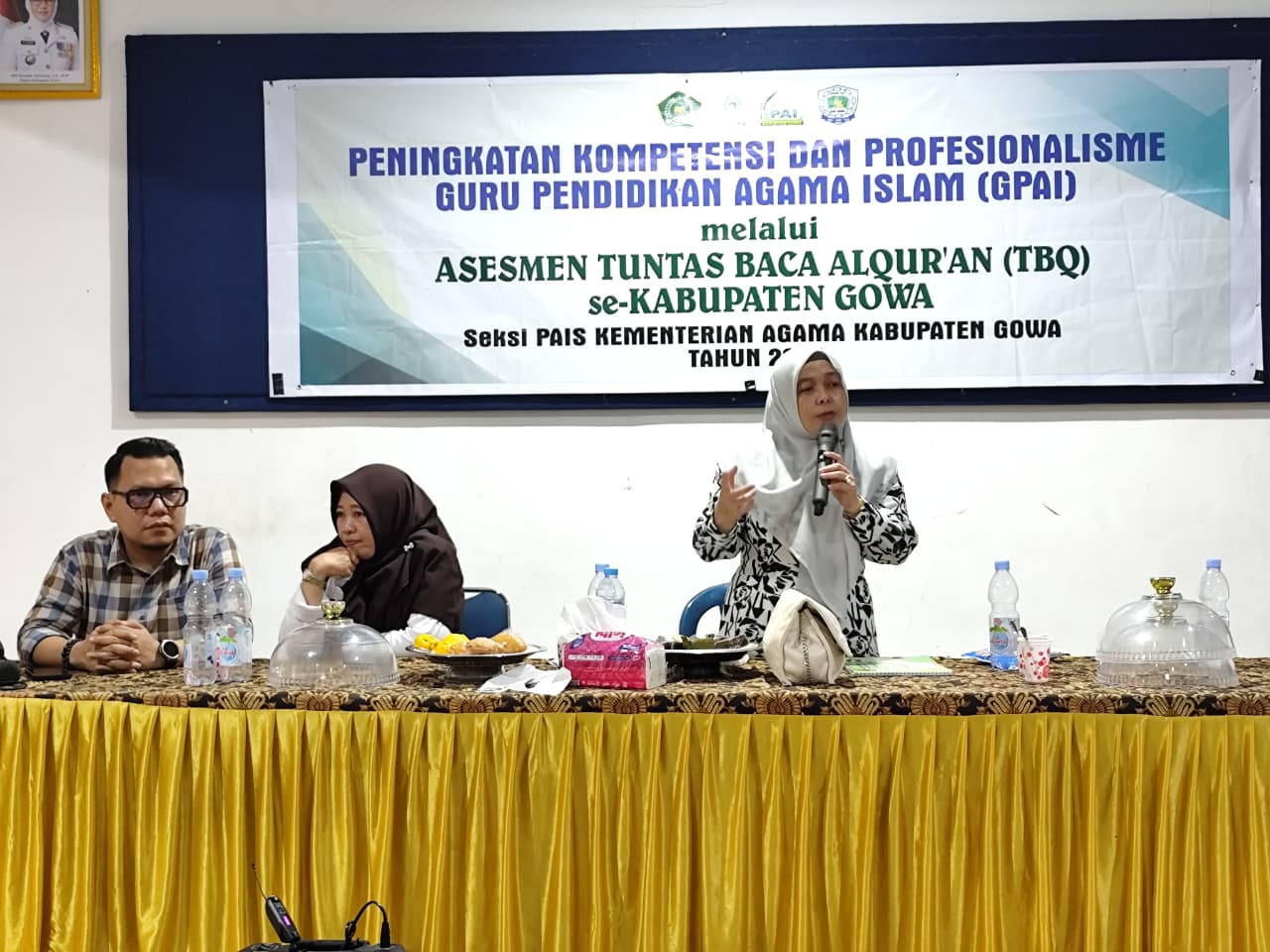 Kasi PAI saat membuka kegiatan