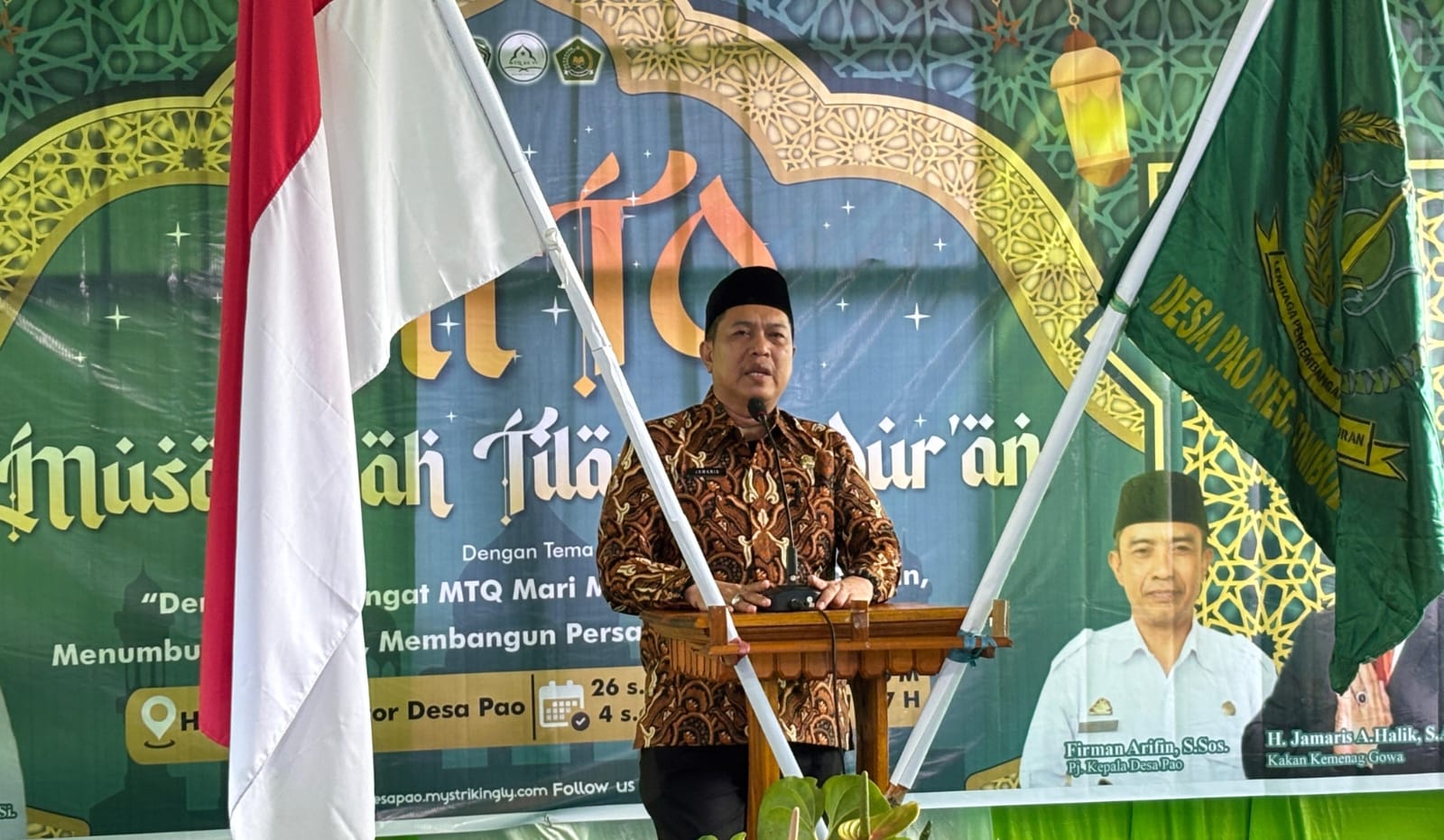 Kakankemenag saat membuka kegiatan