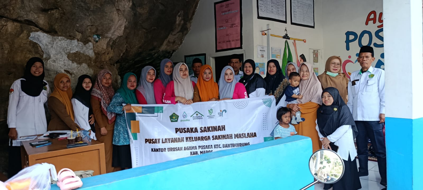KUA Pusaka Bantimurung di Posyandu Anggrek, Desa Tukamasea (foto: ist)