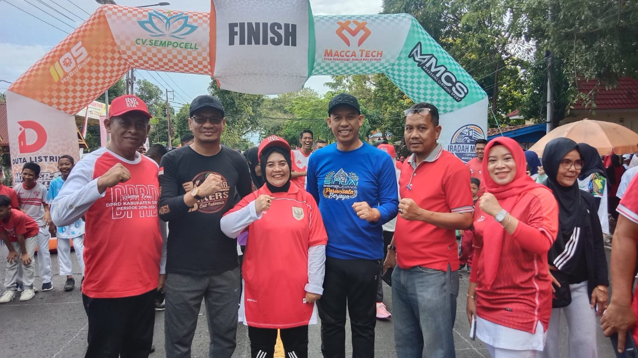 Kemenag Sinjai Dukung Car Free Day, Rayakan HUT RI ke-80