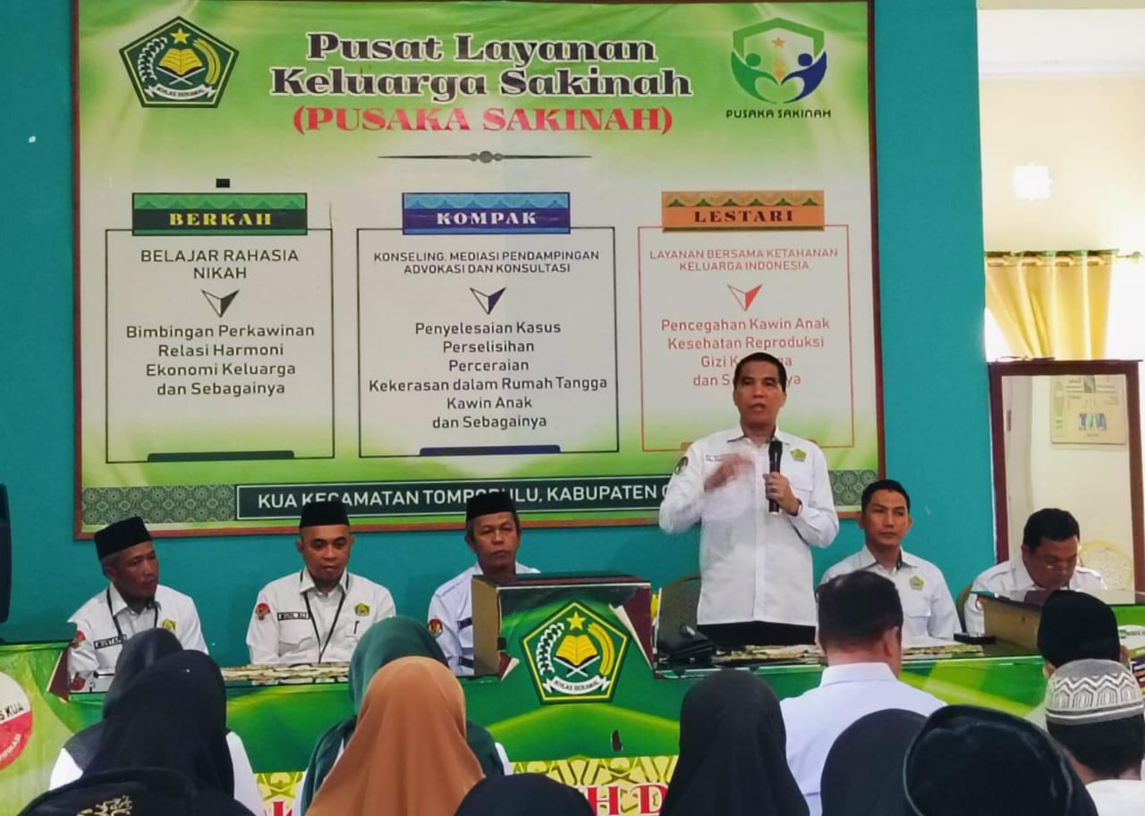 Kasi Bimas saat memberi arahan