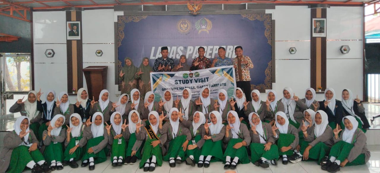 MA DDI Lil Banat ‘Study Visit’ ke Lapas Kelas II A Parepare