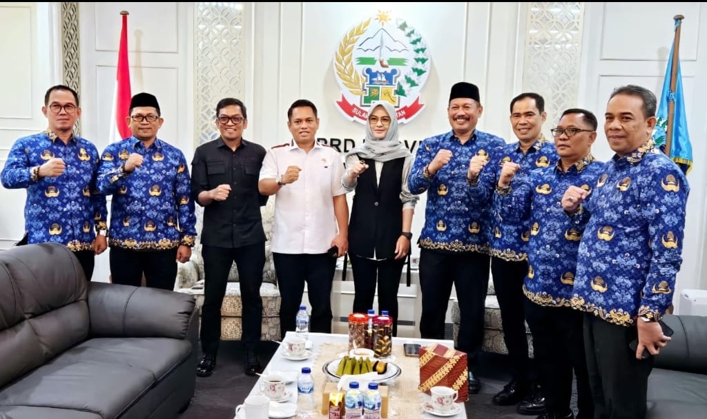 Kunjungan Silaturrahmi Kakanwil Kemenag Sulsel dengan Ketua DPRD A. Rachmatika Dewi