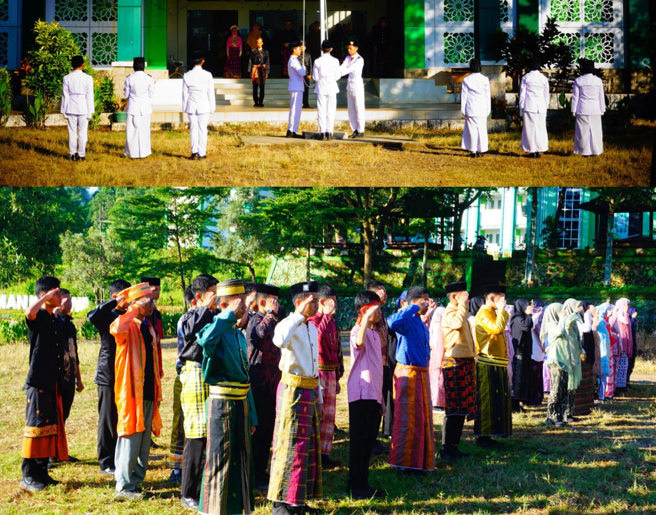 Suasana upacara di MAN IC Gowa