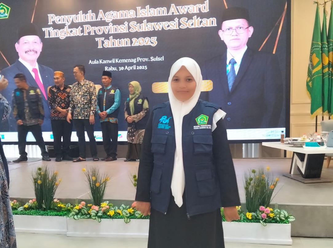 Penyuluh Agama Islam Kemenag Parepare Juara I PAI Award Kategori Pendampingan Kelompok Rentan