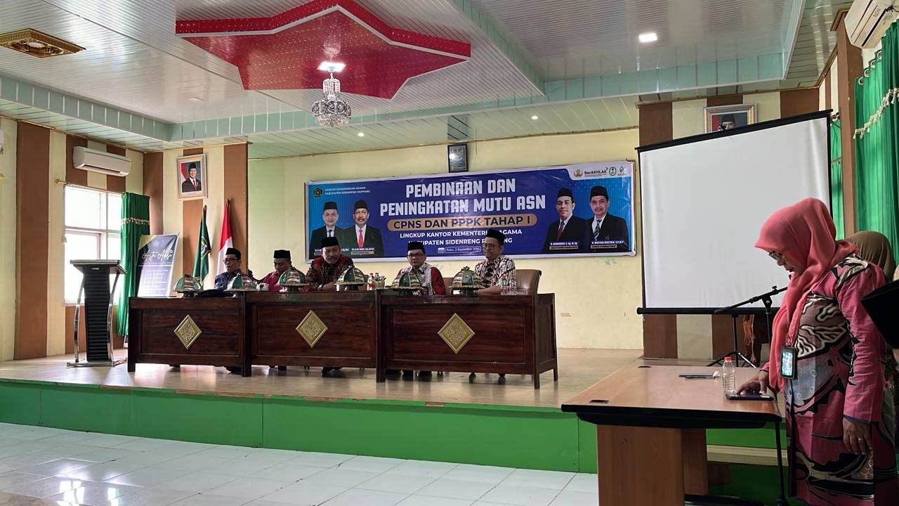 ASN CPNS dan PPPK MTsN 2 Ikuti Pembinaan ASN