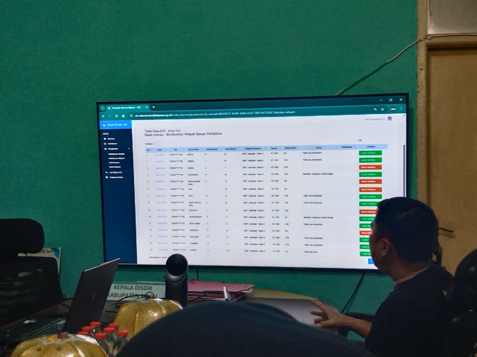 Tekan Angka ATS, Kemenag Sinjai dan DISDIK Perkuat Sinergi Data