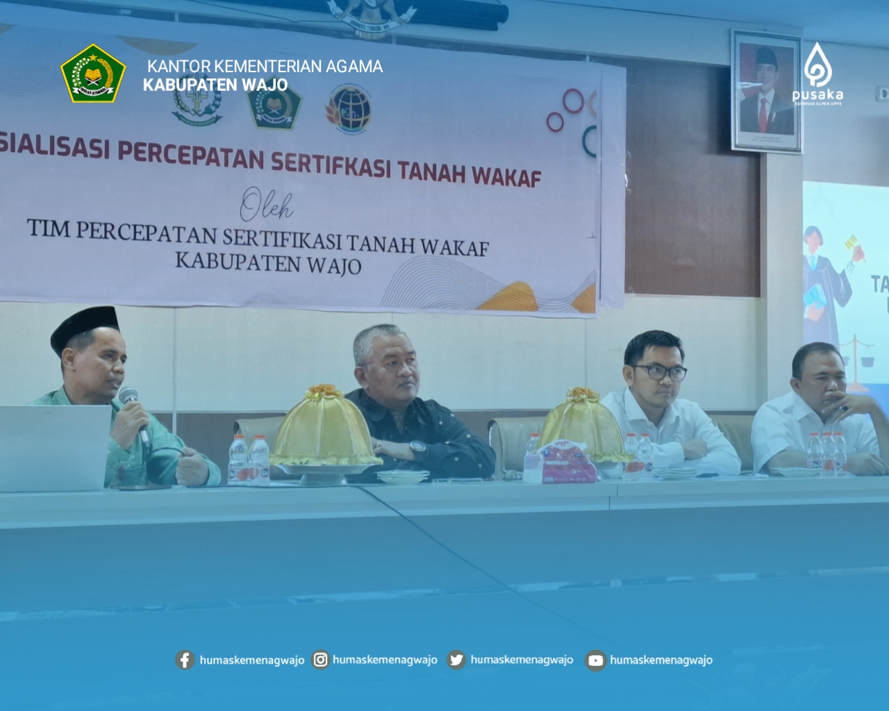 Sosialisasi Percepatan Sertifikasi Tanah Wakaf