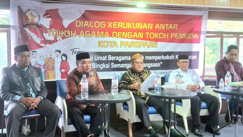 Dialog Kerukunan Antar Tokoh Agama dan Tokoh Pemuda di Kota Parepare