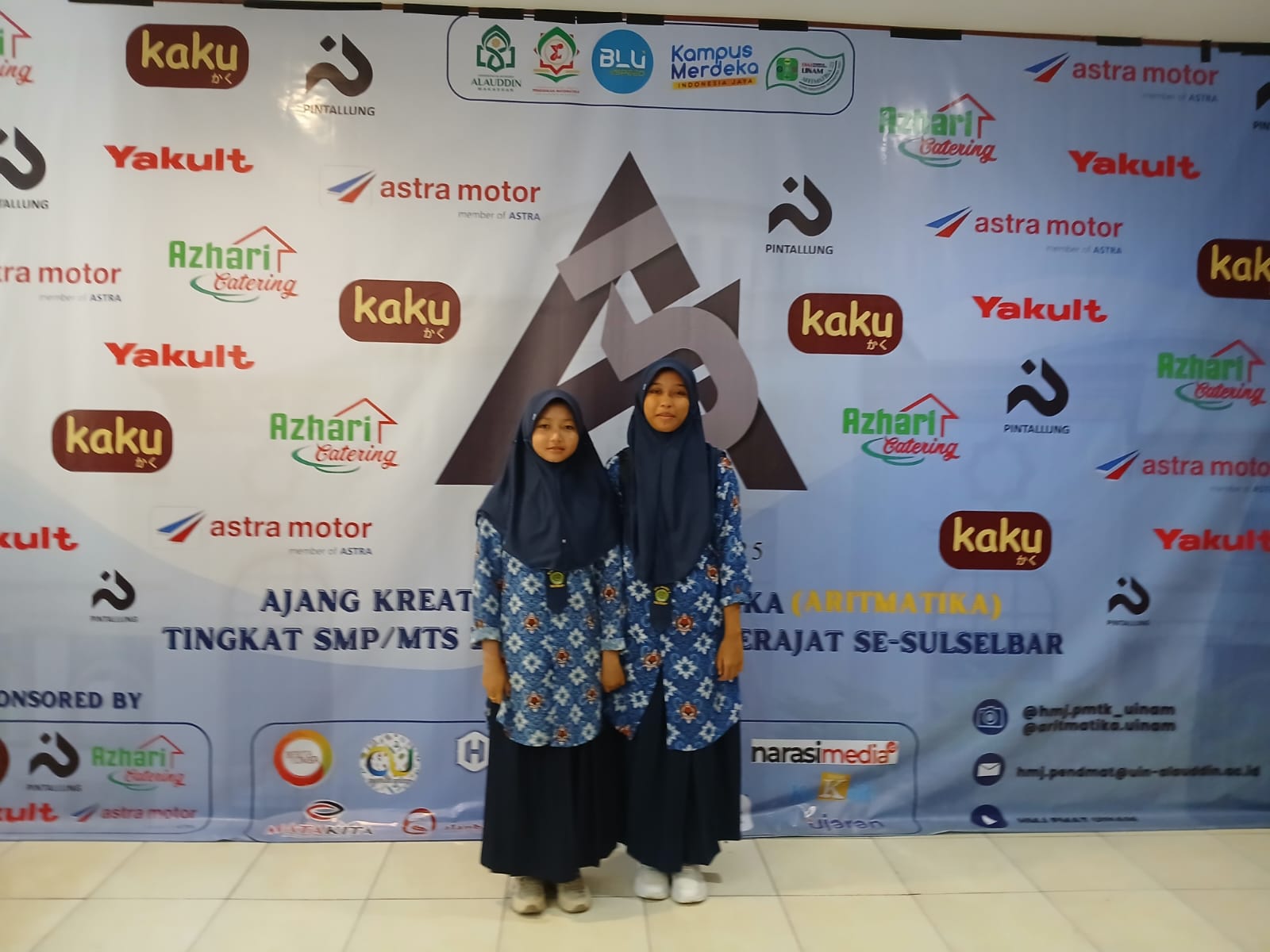 Siswa MTsN 2 Sidrap Finalis Lomba Aritmatika HMJ Matematika UIN Alauddin Makassar.